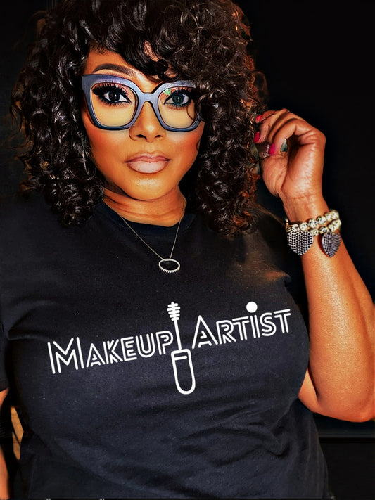 Makeup Artist with Mascara Wand